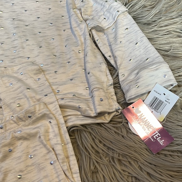 Girls Matching Cream and Silver Set - Picture 2 of 4